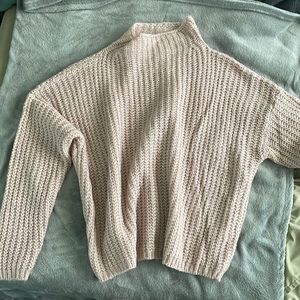 Women’s pink sweater AZ factory size large. Tags still on.